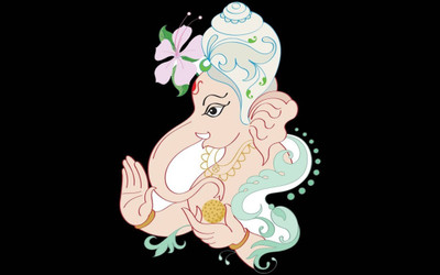 

Aabhaas Ganesha Wall Poster Fine Art Print(12 inch X 18 inch, Rolled)