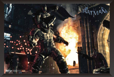 

Aabhaas Batman Arkham Origins Wall Poster Fine Art Print(12 inch X 18 inch, Rolled)