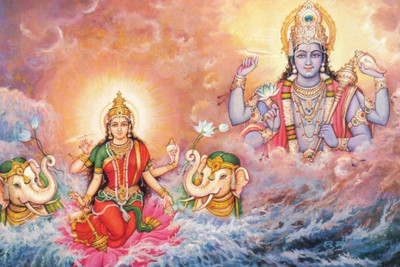 

Aabhaas Vishnu Wall Poster Fine Art Print(12 inch X 18 inch, Rolled)