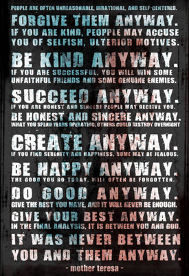

Aabhaas Mother Teresa Wall Poster Fine Art Print(12 inch X 18 inch, Rolled)