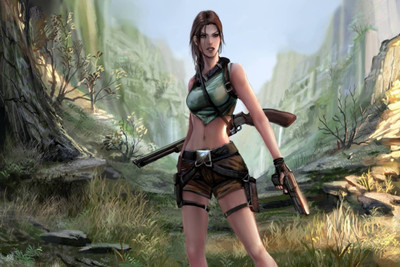 

Aabhaas Tomb Raider Wall Poster Fine Art Print(12 inch X 18 inch, Rolled)