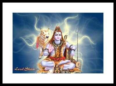 

Aabhaas Shiva Wall Poster Fine Art Print(12 inch X 18 inch, Rolled)
