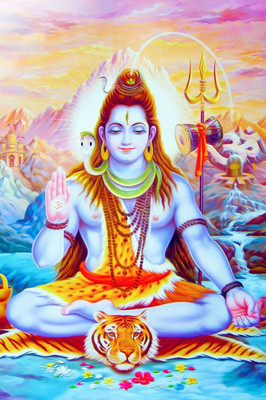 

Aabhaas Shiva Wall Poster Fine Art Print(12 inch X 18 inch, Rolled)