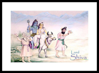 

Aabhaas Shiva Wall Poster Fine Art Print(12 inch X 18 inch, Rolled)