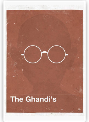 

Aabhaas Mahatma Gandhi Wall Poster Fine Art Print(12 inch X 18 inch, Rolled)
