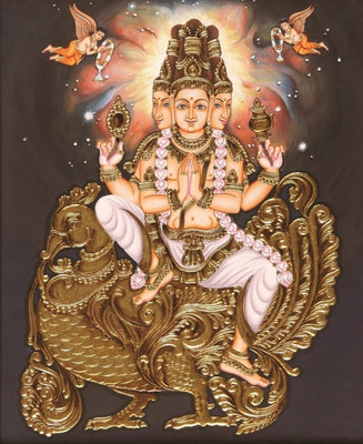 

Aabhaas Mata Lakshmi Wall Poster Fine Art Print(12 inch X 18 inch, Rolled)