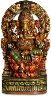

Aabhaas Ganesha Wall Poster Fine Art Print(12 inch X 18 inch, Rolled)