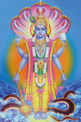

Aabhaas Vishnu Wall Poster Fine Art Print(12 inch X 18 inch, Rolled)