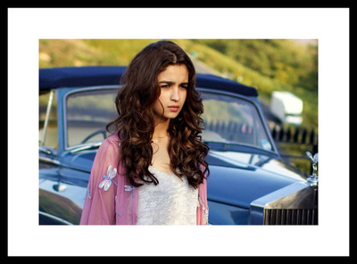 

Aabhaas Alia Bhatt Wall Poster Fine Art Print(12 inch X 18 inch, Rolled)
