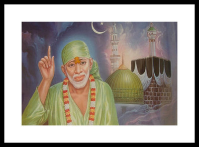 

Aabhaas Sai Baba Wall Poster Fine Art Print(12 inch X 18 inch, Rolled)
