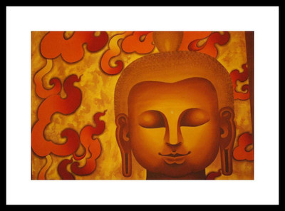

Aabhaas Buddha Wall Poster Fine Art Print(12 inch X 18 inch, Rolled)