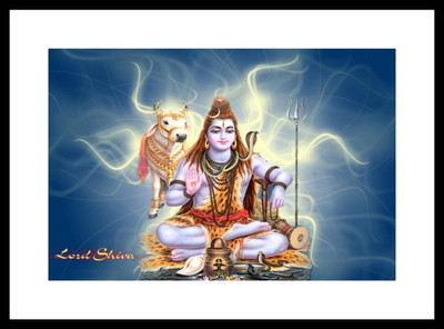 

Aabhaas Shiva Wall Poster Fine Art Print(12 inch X 18 inch, Rolled)