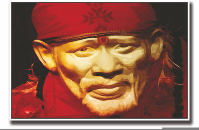

Aabhaas Sai Baba Wall Poster Fine Art Print(12 inch X 18 inch, Rolled)