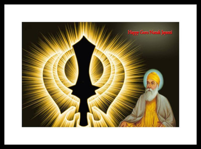 

Aabhaas Guru Nanak Wall Poster Fine Art Print(12 inch X 18 inch, Rolled)