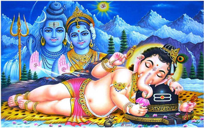 

Aabhaas Shiva Wall Poster Fine Art Print(12 inch X 18 inch, Rolled)