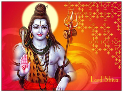 

Aabhaas Shiva Wall Poster Fine Art Print(12 inch X 18 inch, Rolled)