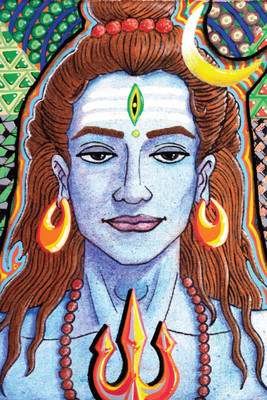 

Aabhaas Shiva Wall Poster Fine Art Print(12 inch X 18 inch, Rolled)