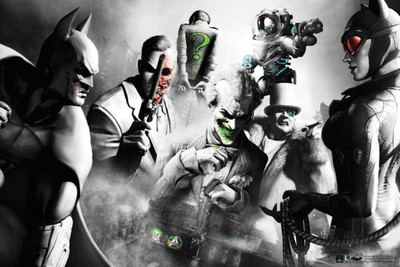 

Aabhaas Batman Arkham Origins Wall Poster Fine Art Print(12 inch X 18 inch, Rolled)