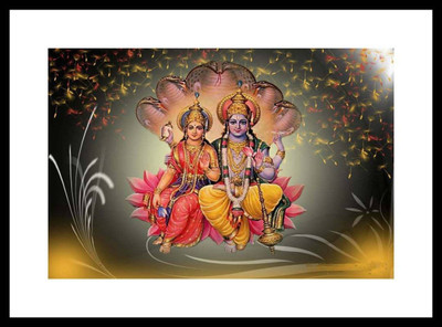 

Aabhaas Vishnu Wall Poster Fine Art Print(12 inch X 18 inch, Rolled)