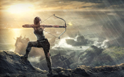 

Akhuratha Tomb Raider Fine Quality Wall Poster Paper Print(12 inch X 18 inch, Rolled)