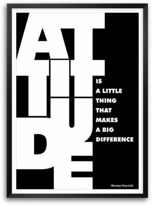 

Aabhaas Winston Churchill Wall Poster Fine Art Print(12 inch X 18 inch, Rolled)