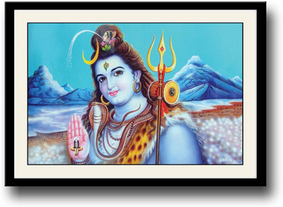 

Aabhaas Shiva Wall Poster Fine Art Print(12 inch X 18 inch, Rolled)