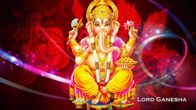 

Aabhaas Ganesha Wall Poster Fine Art Print(12 inch X 18 inch, Rolled)