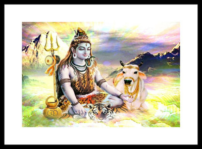 

Aabhaas Shiva Wall Poster Fine Art Print(12 inch X 18 inch, Rolled)