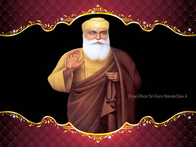

Aabhaas Guru Nanak Wall Poster Fine Art Print(12 inch X 18 inch, Rolled)