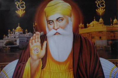 

Aabhaas Guru Nanak Wall Poster Fine Art Print(12 inch X 18 inch, Rolled)