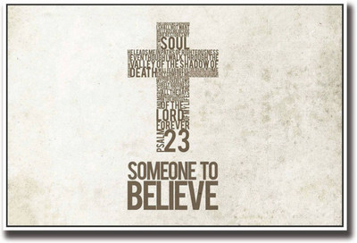 

Aabhaas Jesus Christ Wall Poster Fine Art Print(12 inch X 18 inch, Rolled)