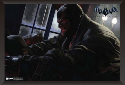 

Aabhaas Batman Arkham Origins Wall Poster Fine Art Print(12 inch X 18 inch, Rolled)