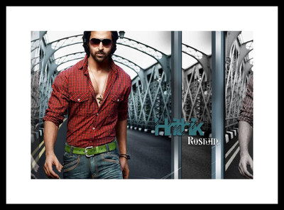 

Aabhaas Hrithik Roshan Wall Poster Fine Art Print(12 inch X 18 inch, Rolled)