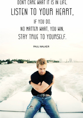 

Aabhaas Paul Walker Wall Poster Fine Art Print(12 inch X 18 inch, Rolled)