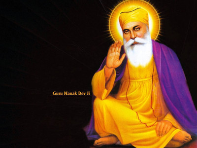 

Aabhaas Guru Nanak Wall Poster Fine Art Print(12 inch X 18 inch, Rolled)