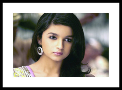 

Aabhaas Alia Bhatt Wall Poster Fine Art Print(12 inch X 18 inch, Rolled)