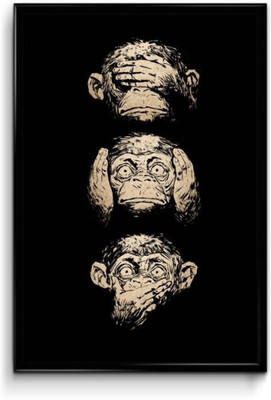 

Aabhaas Mahatma Gandhi Wall Poster Fine Art Print(12 inch X 18 inch, Rolled)