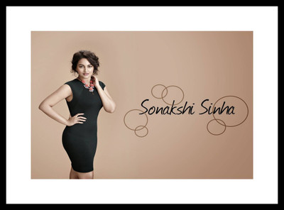 

Aabhaas Sonakshi Sinha Wall Poster Fine Art Print(12 inch X 18 inch, Rolled)
