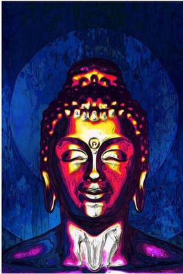 

Aabhaas Buddha Wall Poster Fine Art Print(12 inch X 18 inch, Rolled)