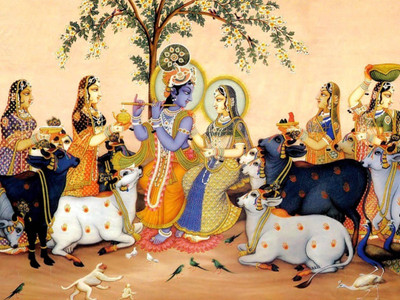 

Aabhaas Krishna Wall Poster Fine Art Print(12 inch X 18 inch, Rolled)