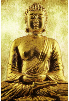

Aabhaas Buddha Wall Poster Fine Art Print(12 inch X 18 inch, Rolled)