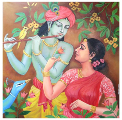 

Aabhaas Krishna Wall Poster Fine Art Print(12 inch X 18 inch, Rolled)