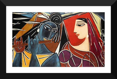 

Aabhaas Radha Krishna Wall Poster Fine Art Print(12 inch X 18 inch, Rolled)