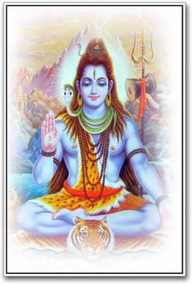 

Aabhaas Shiva Wall Poster Fine Art Print(12 inch X 18 inch, Rolled)