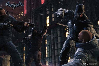 

Aabhaas Batman Arkham Origins Wall Poster Fine Art Print(12 inch X 18 inch, Rolled)