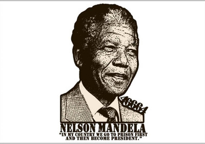 

Aabhaas Nelson Mandela Wall Poster Fine Art Print(12 inch X 18 inch, Rolled)