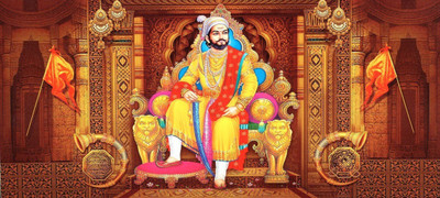 

Aabhaas Shivaji Wall Poster Fine Art Print(12 inch X 18 inch, Rolled)