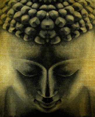 

Aabhaas Buddha Wall Poster Fine Art Print(12 inch X 18 inch, Rolled)