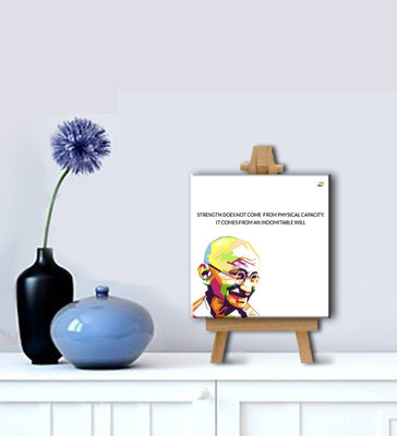 

Aabhaas Mahatma Gandhi Wall Poster Fine Art Print(12 inch X 18 inch, Rolled)
