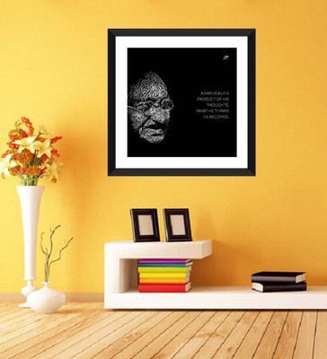 

Aabhaas Mahatma Gandhi Wall Poster Fine Art Print(12 inch X 18 inch, Rolled)
